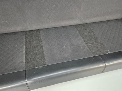 Vintage Danish 3 Seat Sofa Black leather Wood Frame Retro 1980s MCM EB8698 M3SS - UKDK FURNITURE