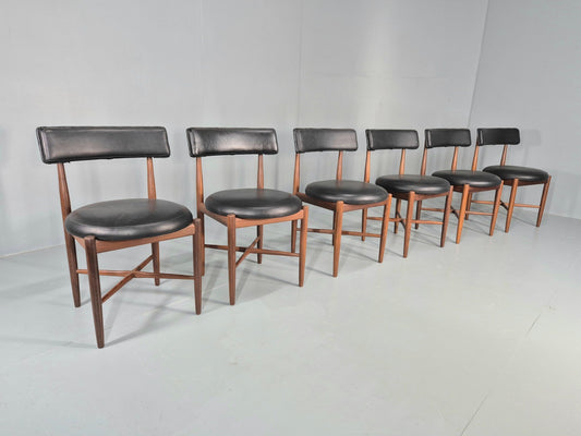 6 Vintage G Plan Circle Chairs 1970s Retro Mid Century Design Teak  EB11890 MDIN0