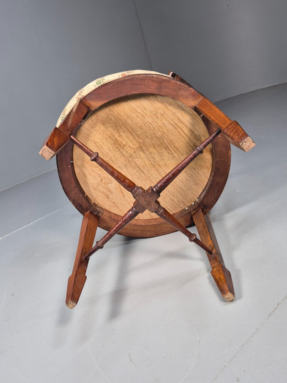 Antique Walnut Tub Chair Edwardian Sheraton Revival 1900s EB9476 VCLO - UKDK FURNITURE