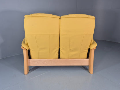 Ekornes Stressless Two Seater Leather Sofa Recline Stressless  EB11266 M2SS17