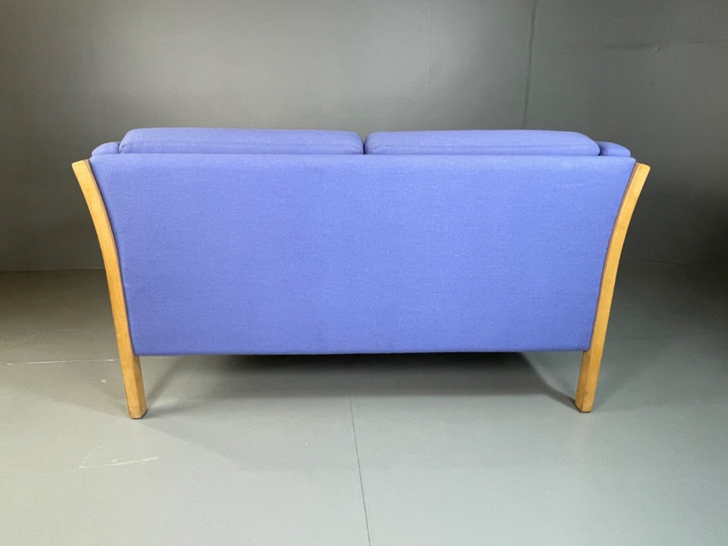 Vintage Danish Stouby Sofa Beech Ends Wool Upholstery 1980s EB5039 M2SS7