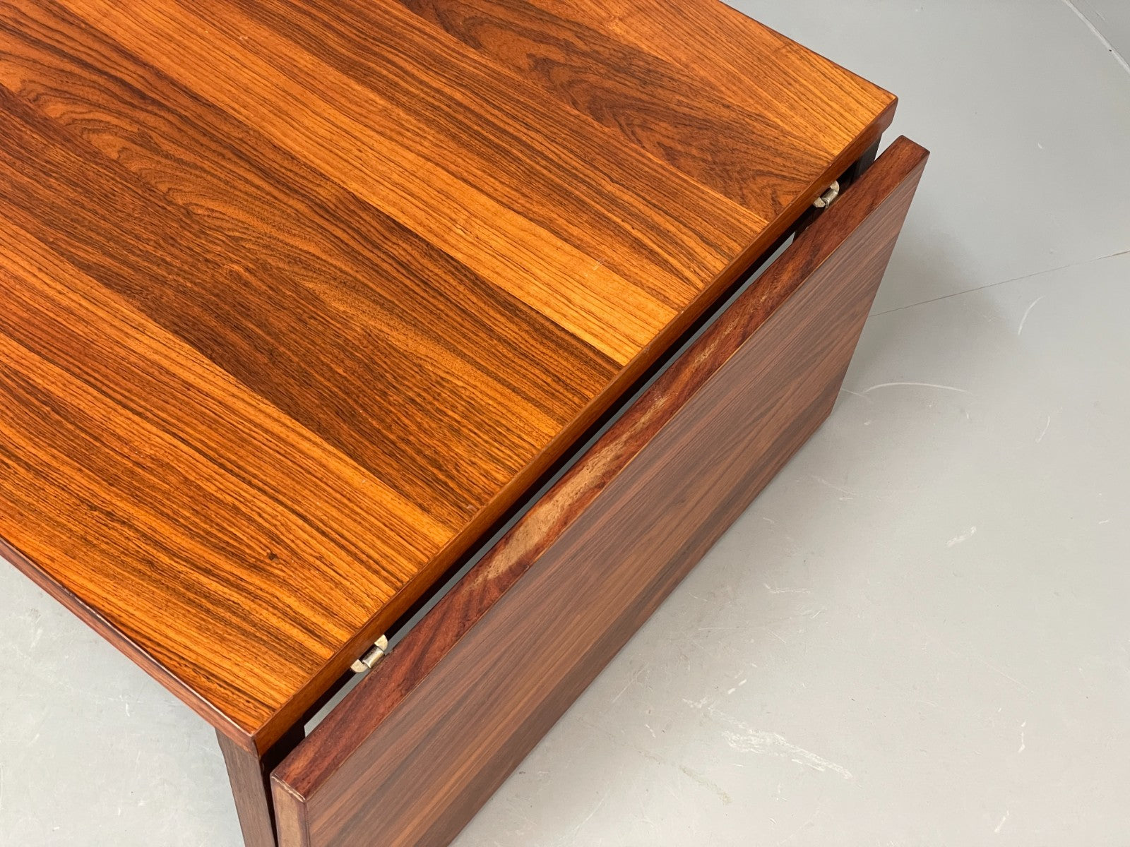 Vintage Danish Coffee Table Square Drop Leaf Extending Gansø Mobler EB10676 MWOO12