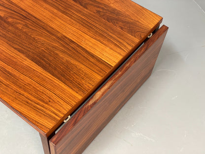 Vintage Danish Coffee Table Square Drop Leaf Extending Gansø Mobler EB10676 MWOO12