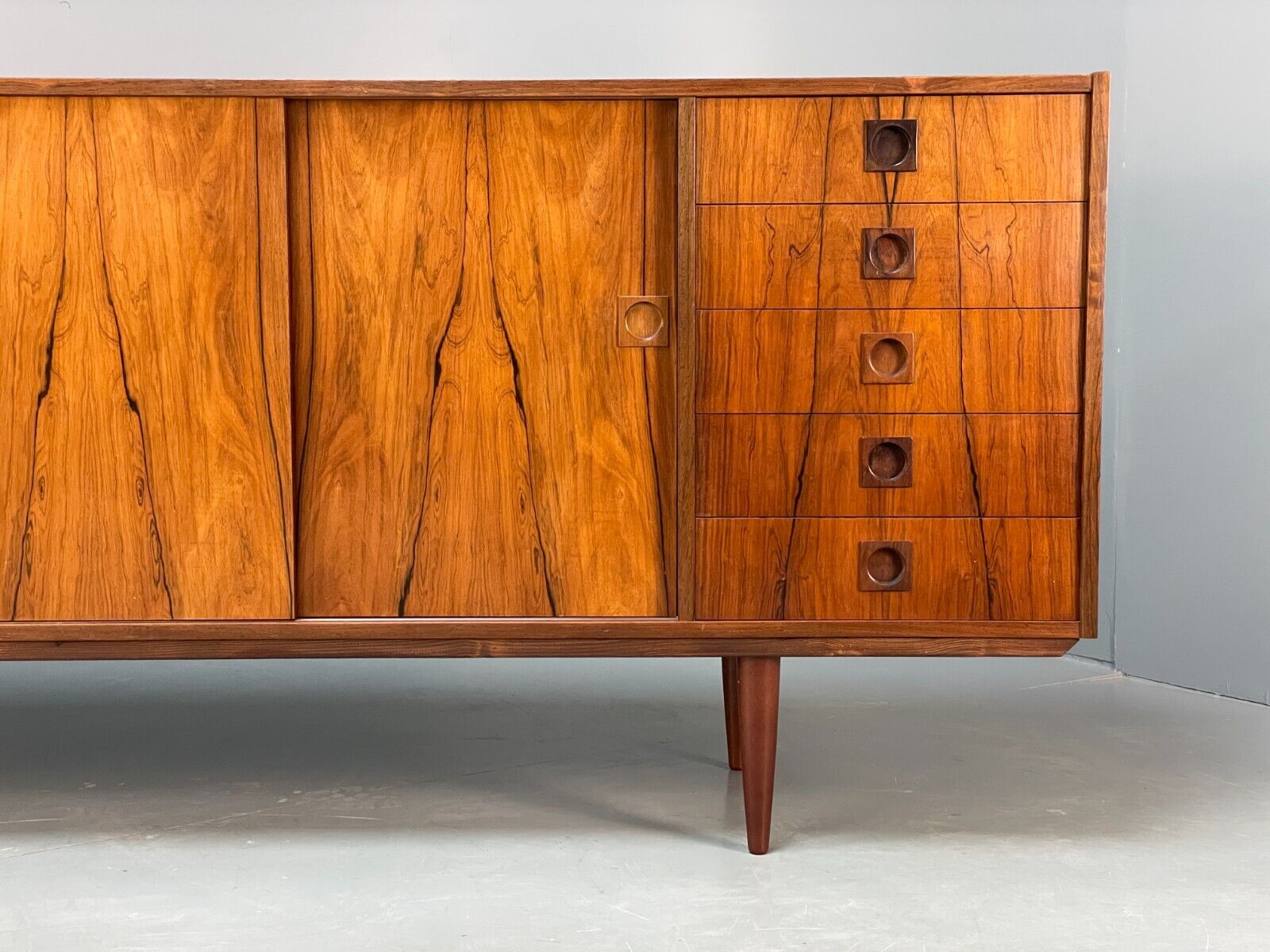 Vintage Danish Large Sideboard Shelving Drawers Retro Storage EB8847 MWOO - UKDK FURNITURE