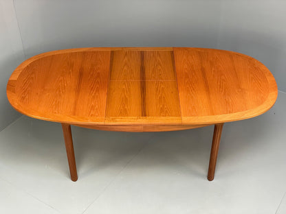 Vintage Nathan Teak Dining Table Extending Retro 1970s EB9827 MWOO - UKDK FURNITURE