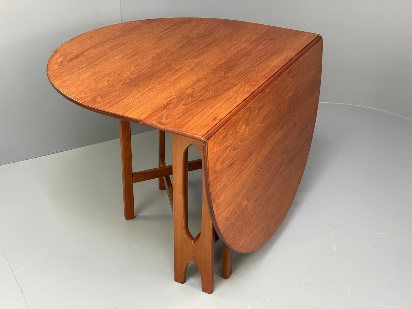 Vintage Teak Drop Leaf Dining Table By Jentique EB9766 MWOO - UKDK FURNITURE