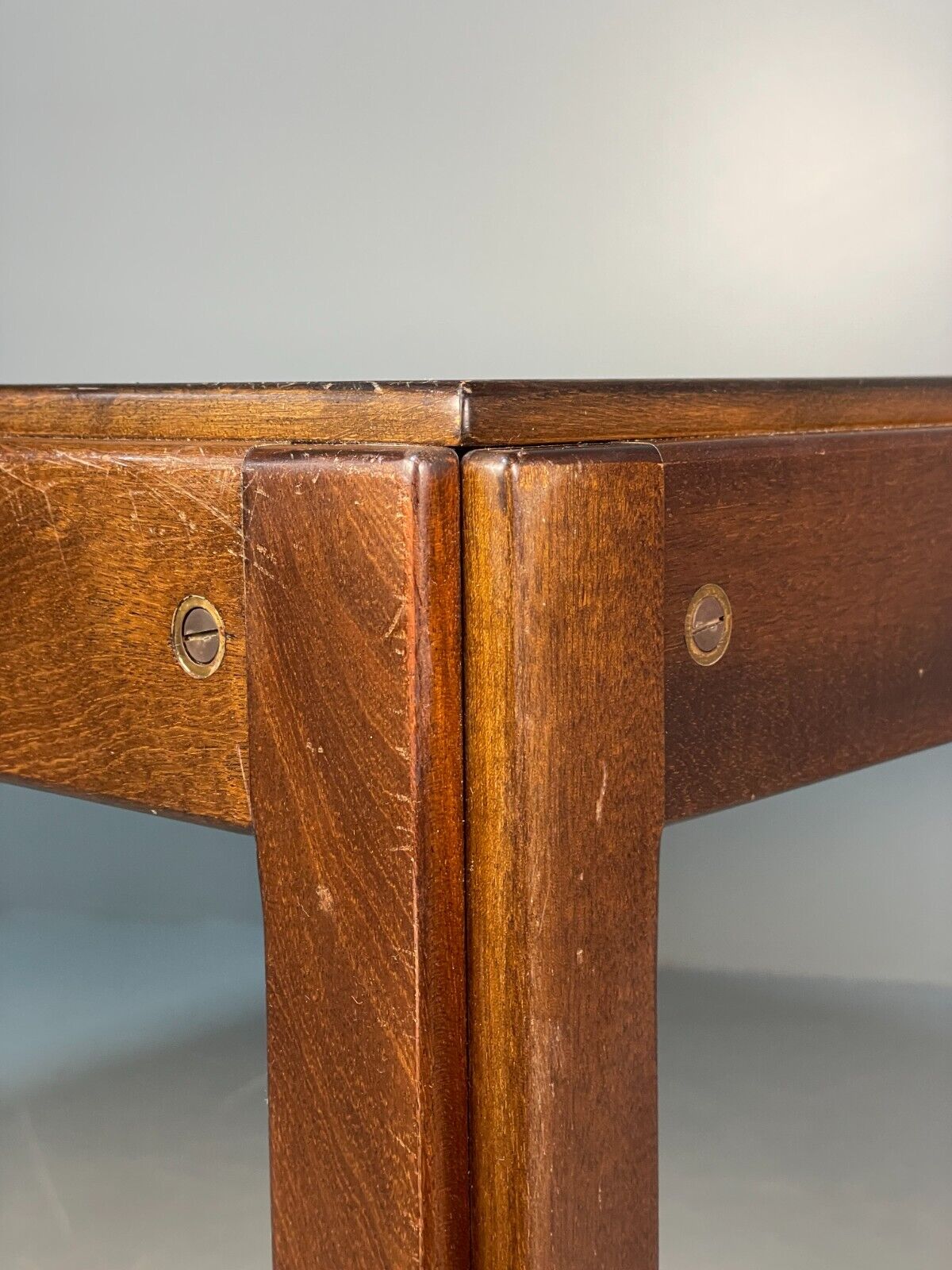 Vintage Danish Square Coffee Table Mahogany 1950s EB8673 MWOO - UKDK FURNITURE