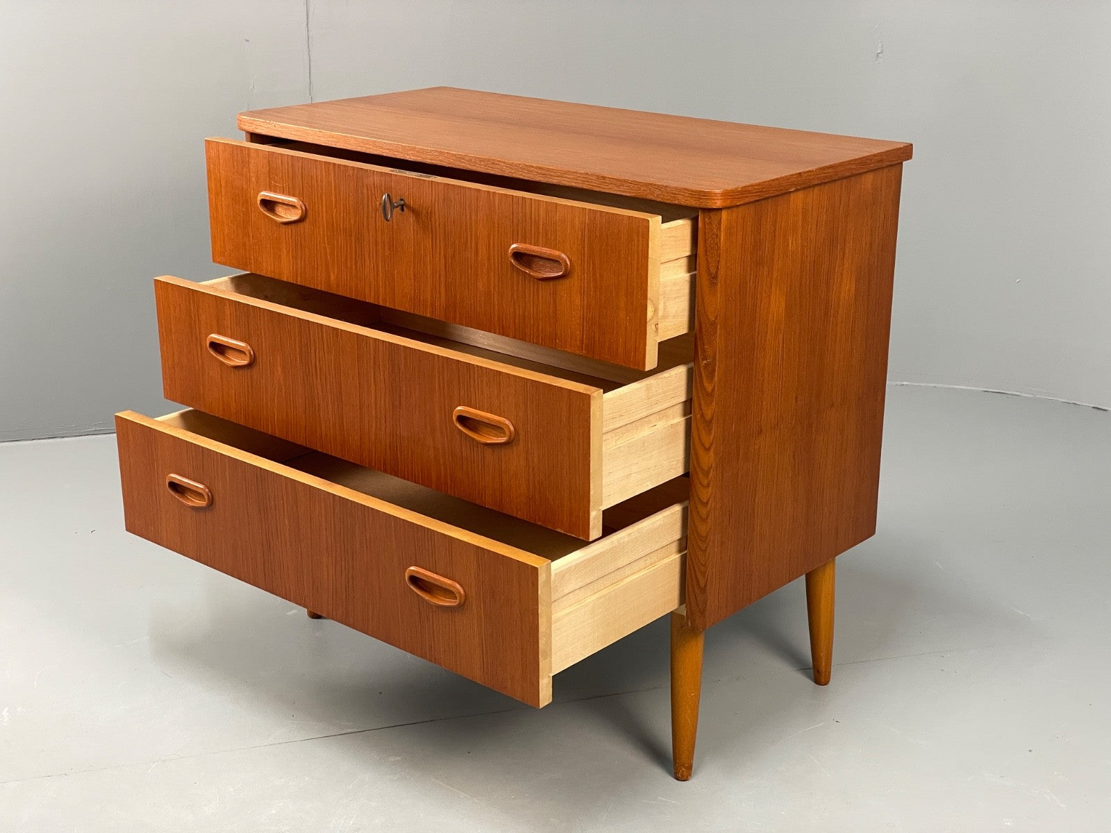 Vintage Chest Of Drawers 1960s Teak Danish Mid Century Retro EB11241 MWOO12
