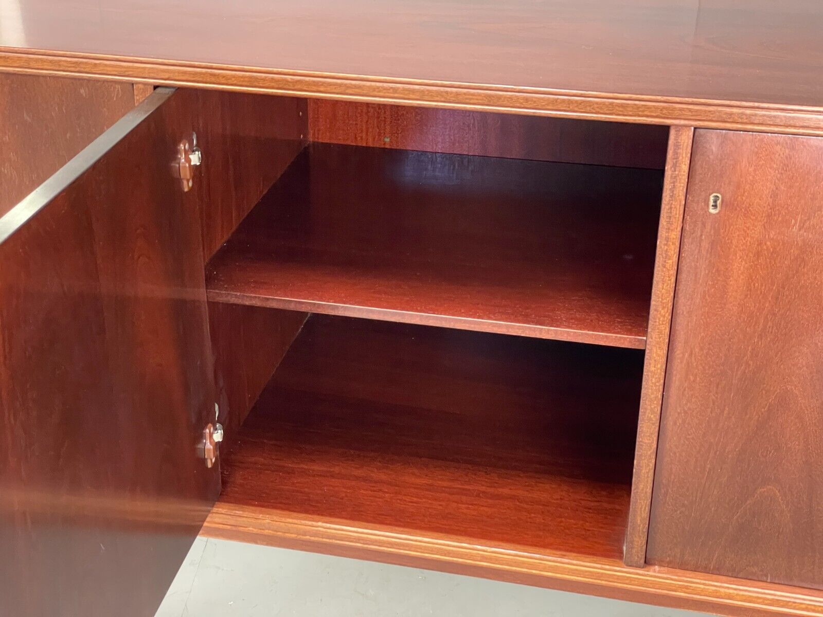 Vintage Danish Large Mahogany Sideboard 1970s EB7543 MWOO - UKDK FURNITURE