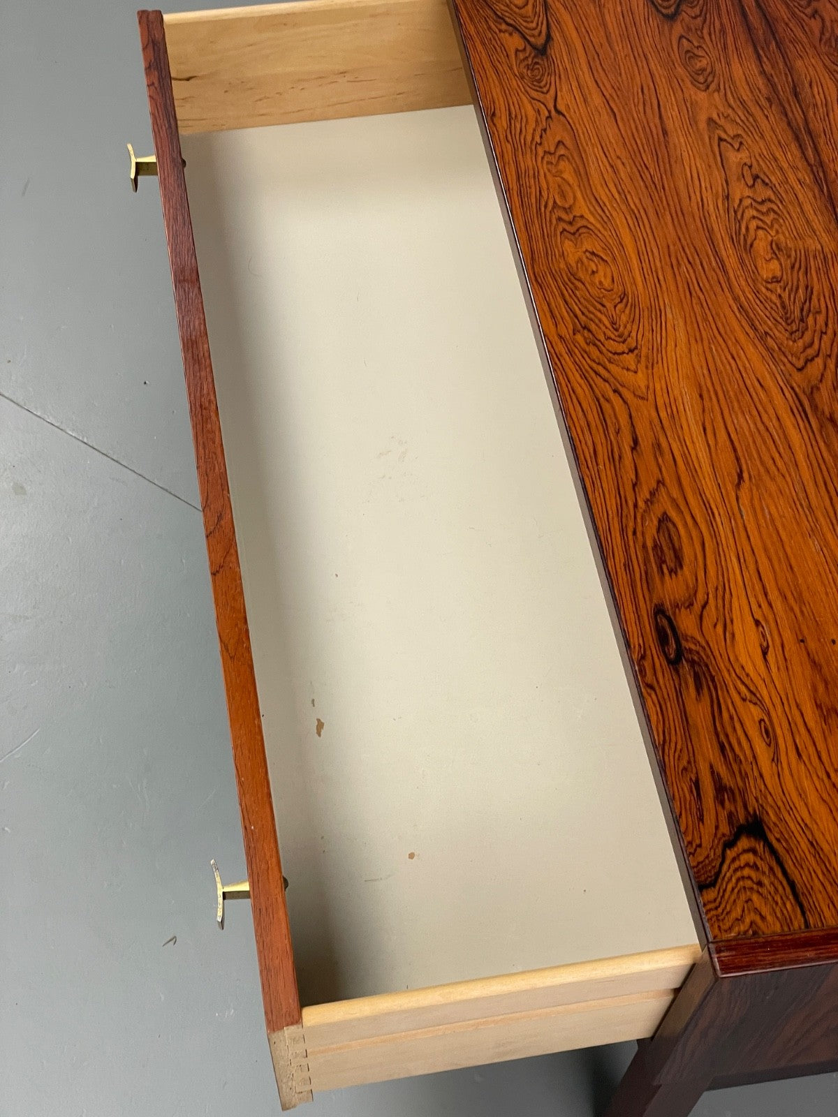 Vintage Chest Of Drawers Low Console 1960s Danish Mid Century EB11199 MWOO7