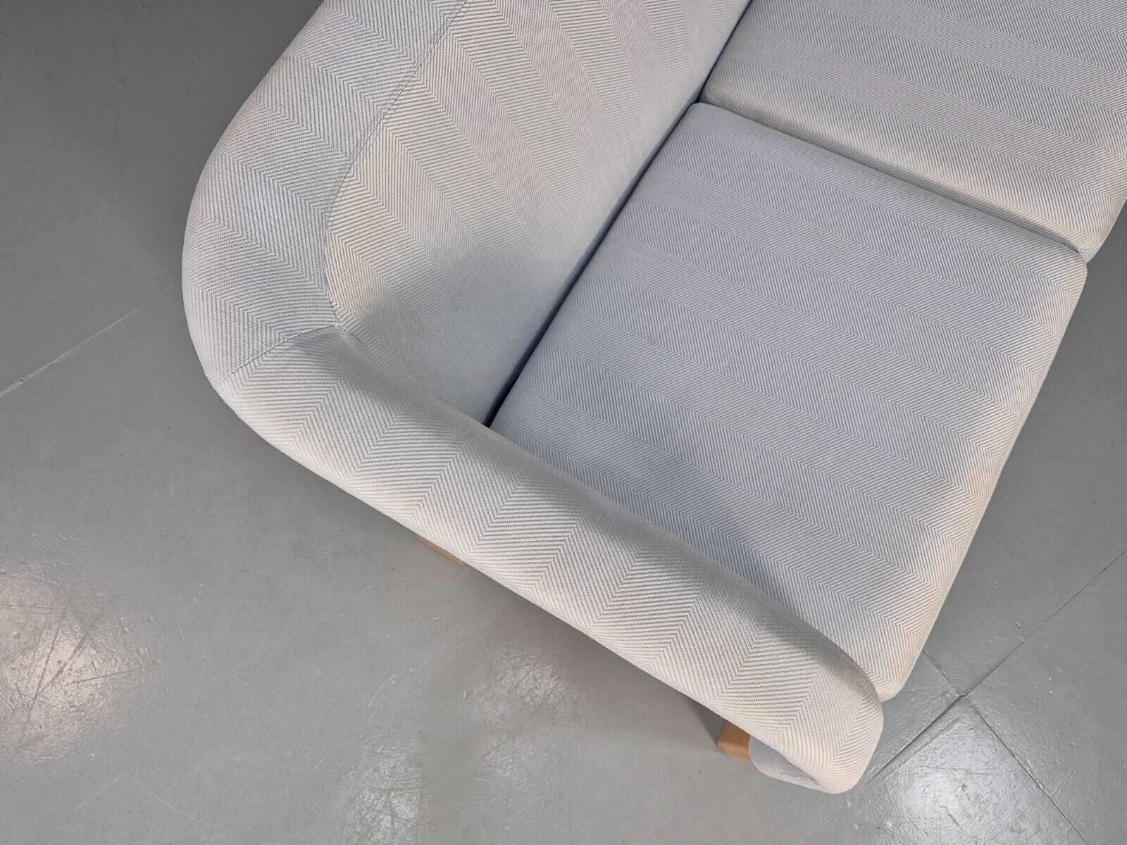 Vintage Swedish 2 Seat Sofa Blue Wool MId century Retro 1970s EB7669 M2SS - UKDK FURNITURE