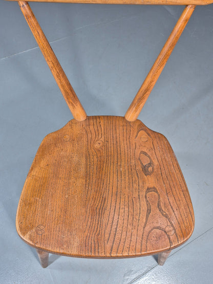 Ercol Stacking Chair Junior Elm and Beech 1960s Retro EB11422 MDIN5