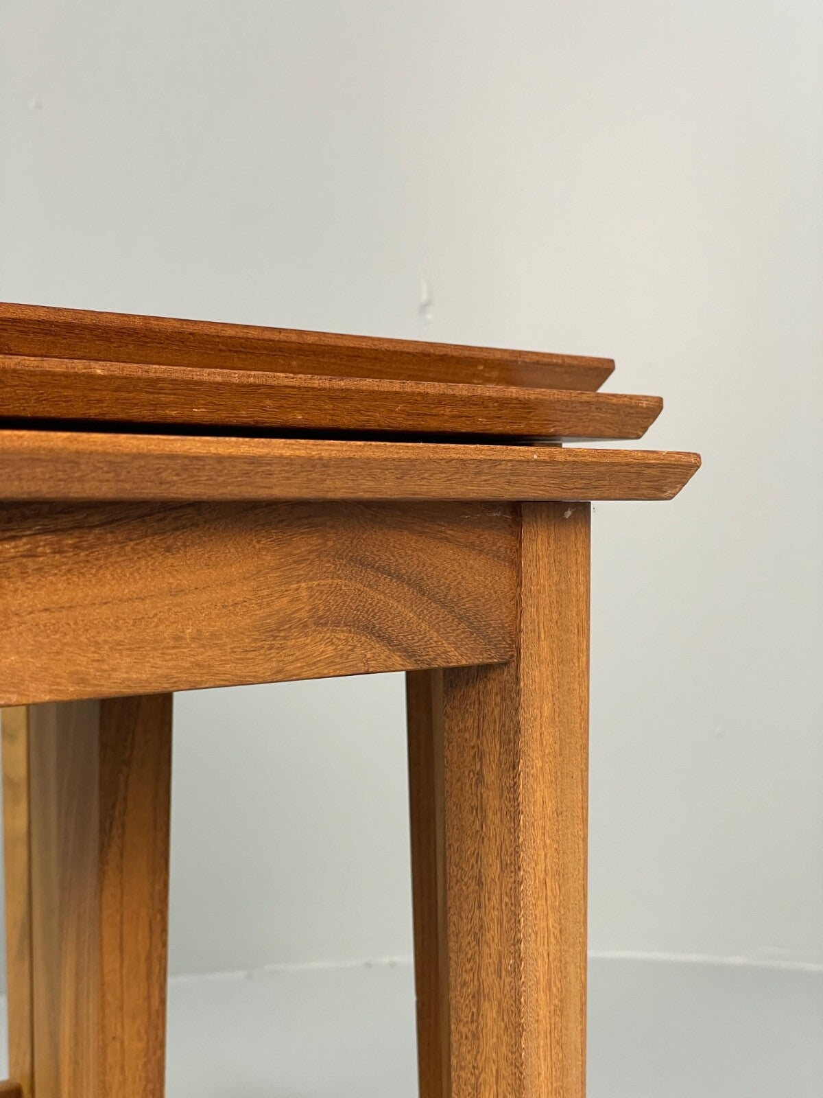 Vintage Solid Teak Nesting Tables Mid Century EB9755 MWOO - UKDK FURNITURE