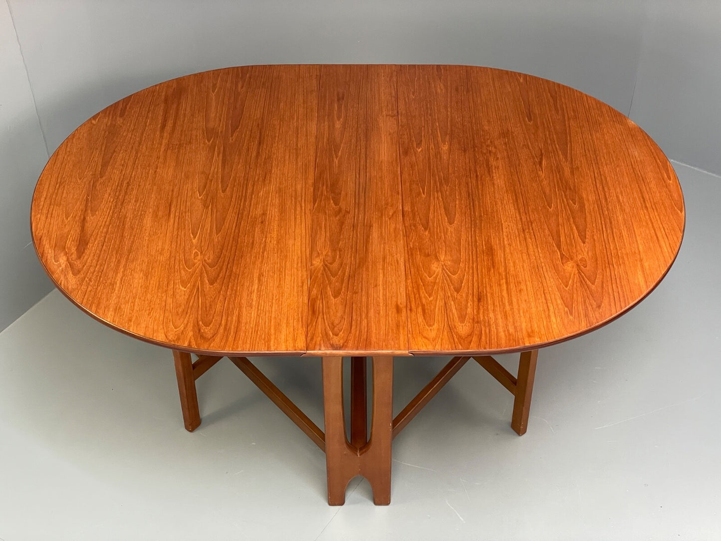 Vintage Teak Drop Leaf Dining Table By Jentique EB9766 MWOO - UKDK FURNITURE