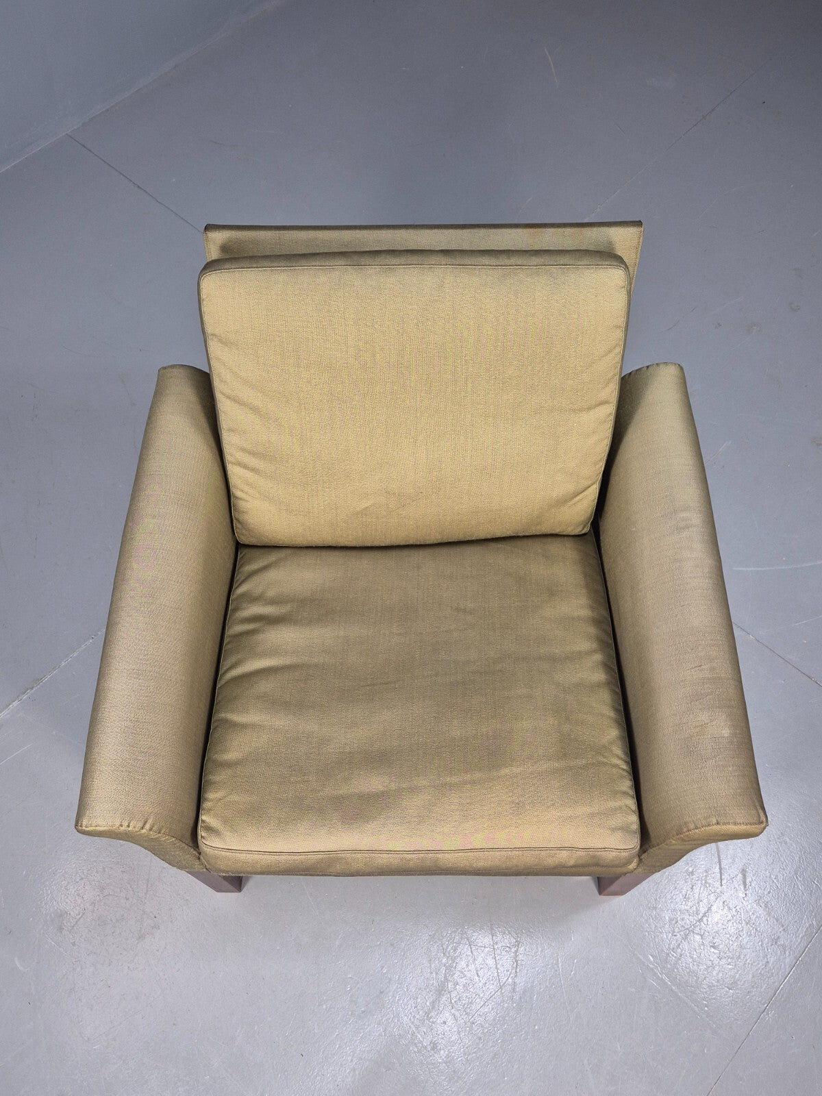 Vintage Danish Lounge Chair Cotton 1960s Retro MCM EB3166 MNOR2