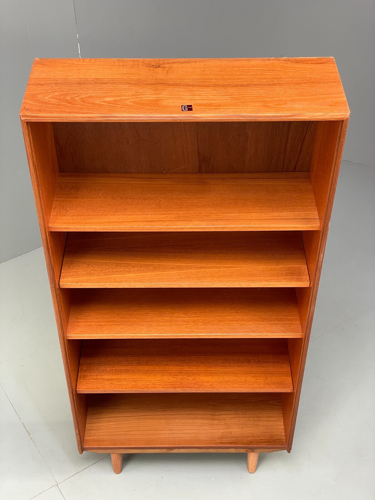 Vintage G-Plan Teak Tall Bookcase Adjustable Retro Shelving Storage EB9422 MWOO - UKDK FURNITURE