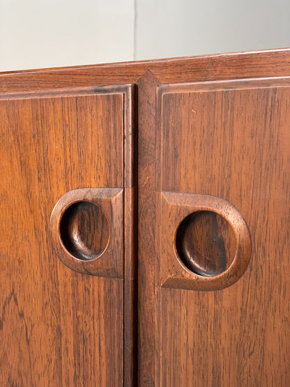 Vintage Danish Sideboard Mid Century Design Svend Langkilde Shelving EB9514 MWOO - UKDK FURNITURE