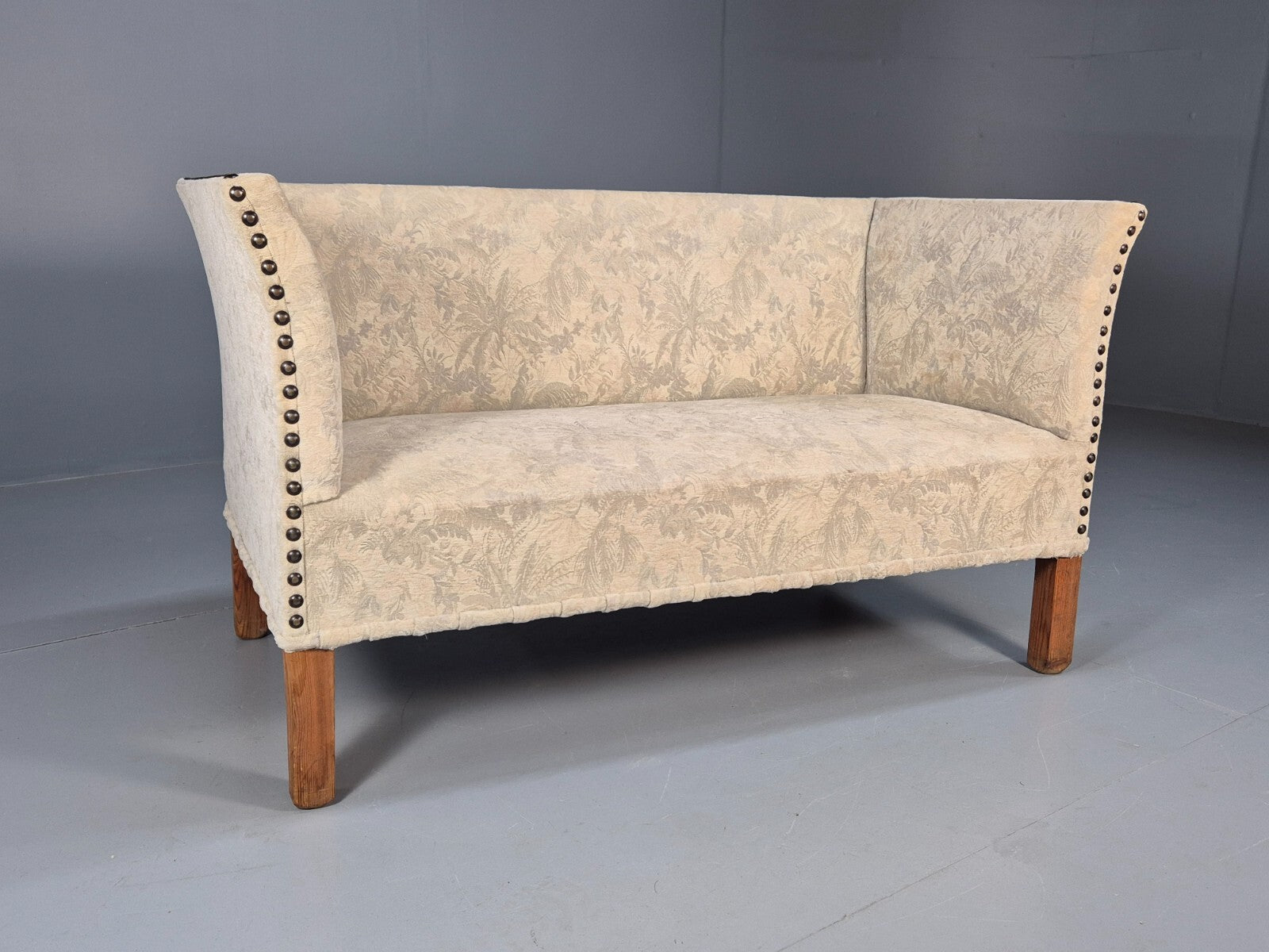 Vintage Danish 2 Seat Sofa Small Boxy 1950s Retro EB9560 M2SS - UKDK FURNITURE