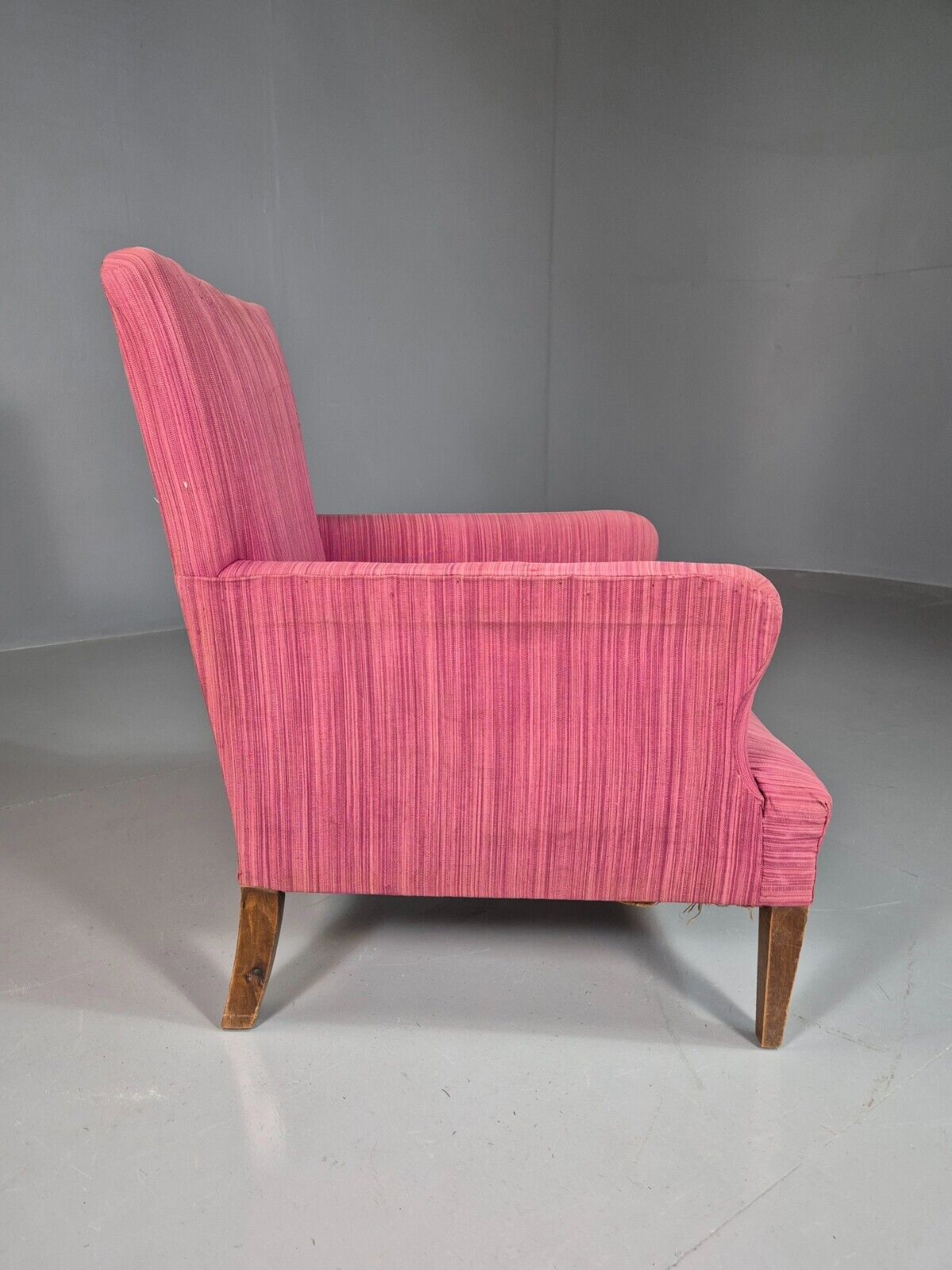 Vintage Lounge Chair lilac Pink Wool 1930s Retro EB7379 VCLO - UKDK FURNITURE