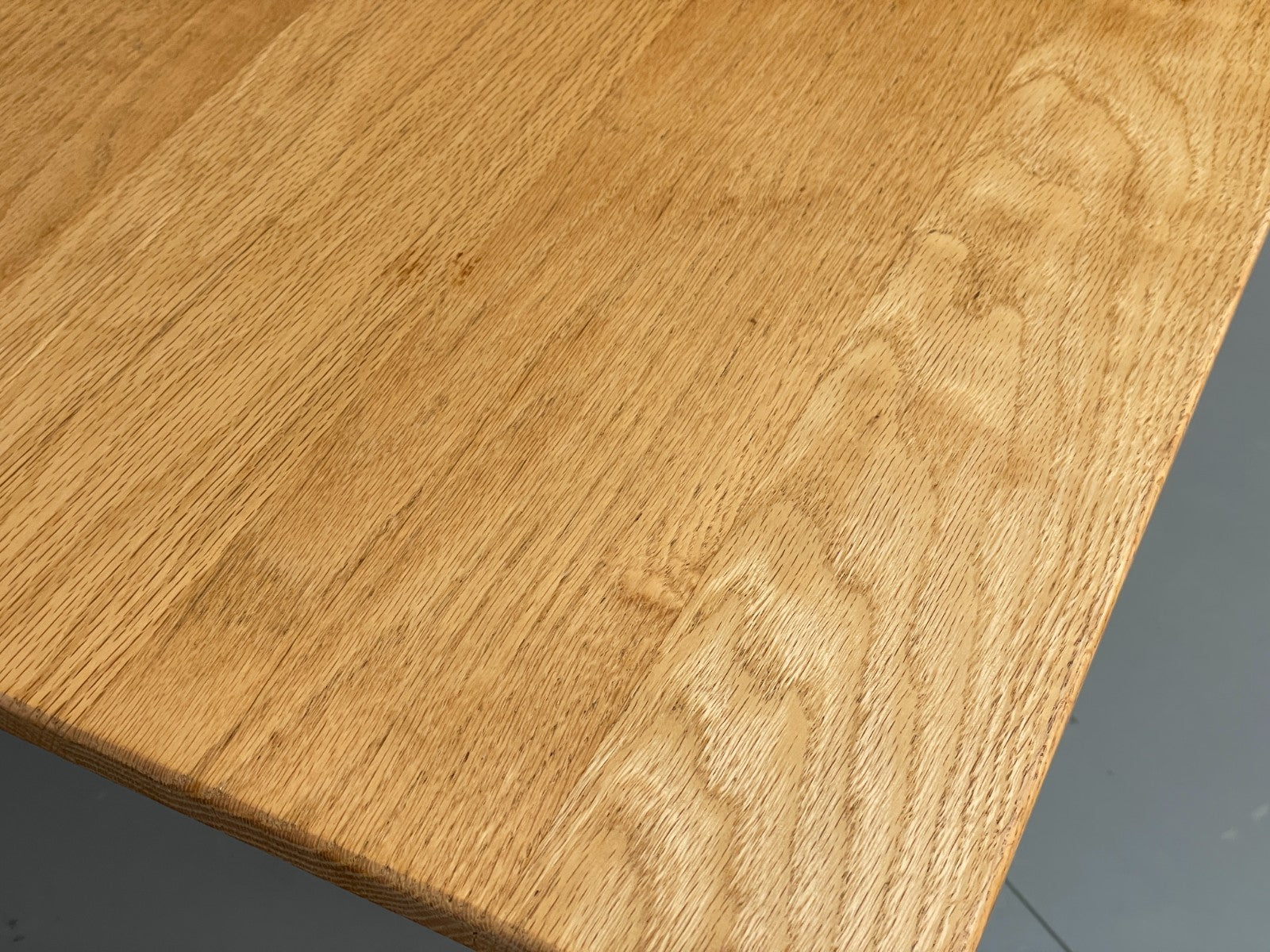 Modern Oak Dining Table - Solid Wood Removable Legs Post Modern  EB10944 MWOO8