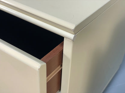 Vintage Cream Bedside Cabinets Pair Of 1970s EB11060 MWOO6