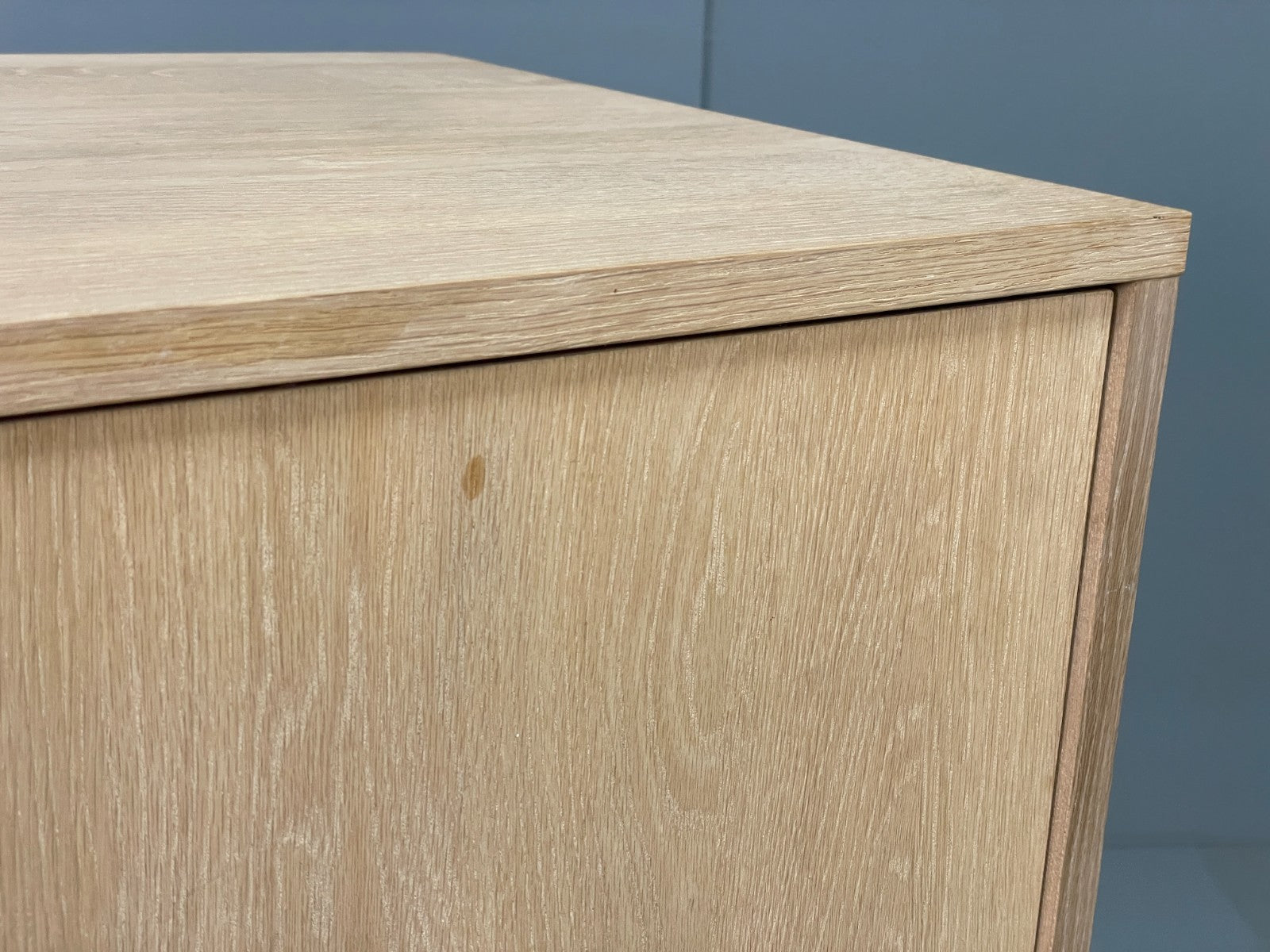 Modern Danish Oak Sideboard - Sliding Door Drawer Mid Century Style EB10836 MWOO10