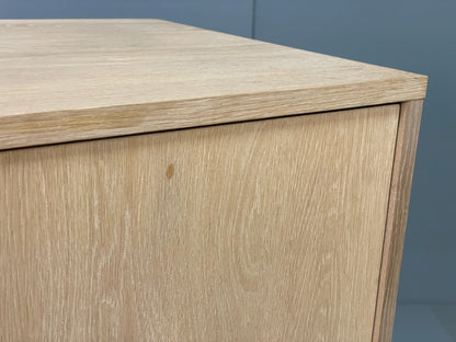 Modern Danish Oak Sideboard - Sliding Door Drawer Mid Century Style EB10836 MWOO10