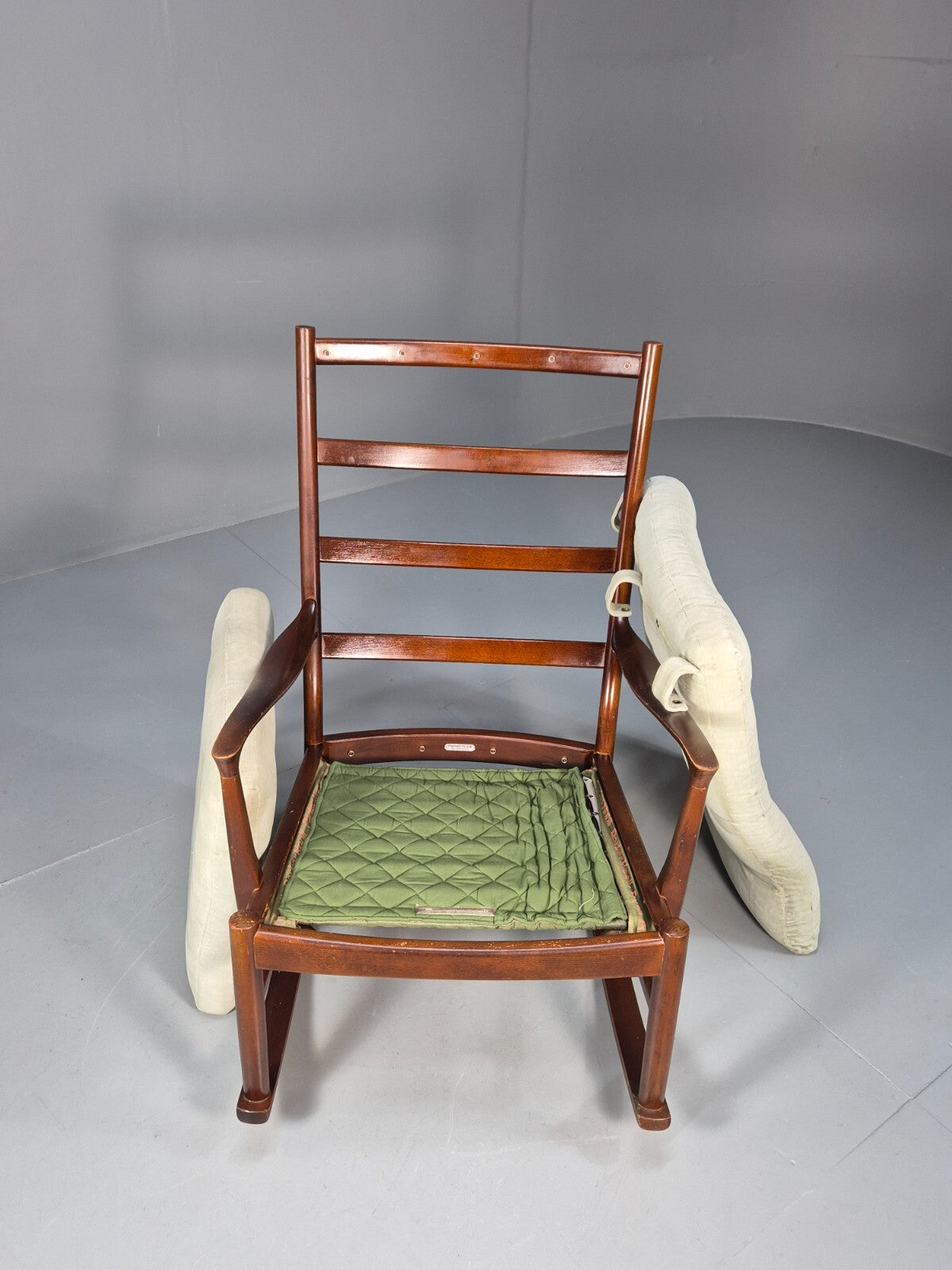 Vintage Mid Century Light Mint Parker Knoll Rocking Chair 1960s EB9785 MNOR - UKDK FURNITURE
