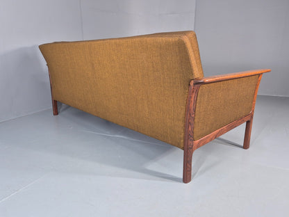 Vintage 3 Seater Sofa 1960s Knut Saeter Vatne Mobler Green Gold EB11078 M3SS14
