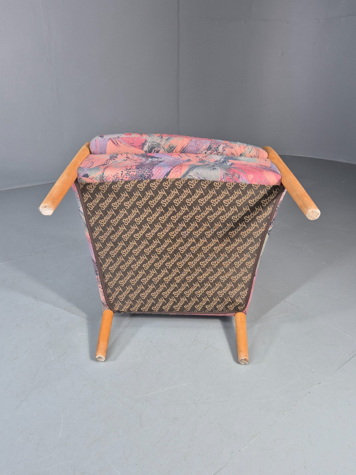 Vintage Tub Chair Stouby Multicoloured Danish Retro 1980s EB11347 MNOR12