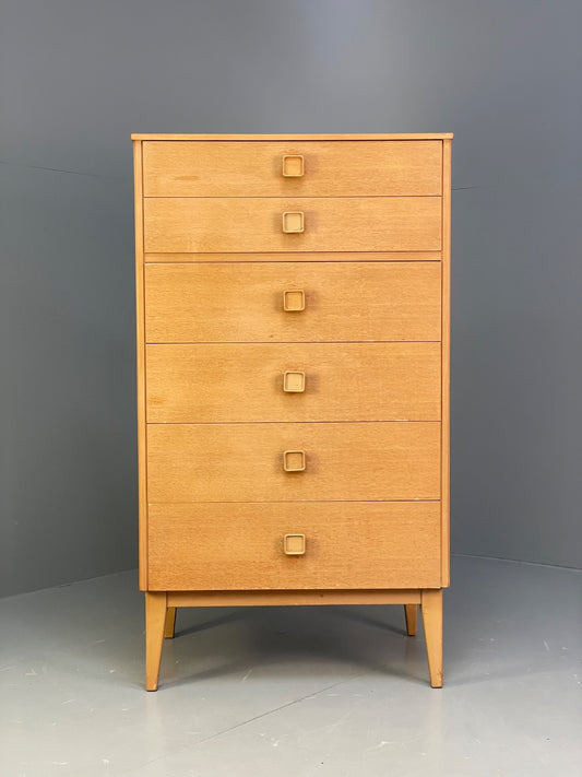 Vintage Oak Chest Of Drawers Mid Century 1960s By Limelight EB9770 MWOO - UKDK FURNITURE
