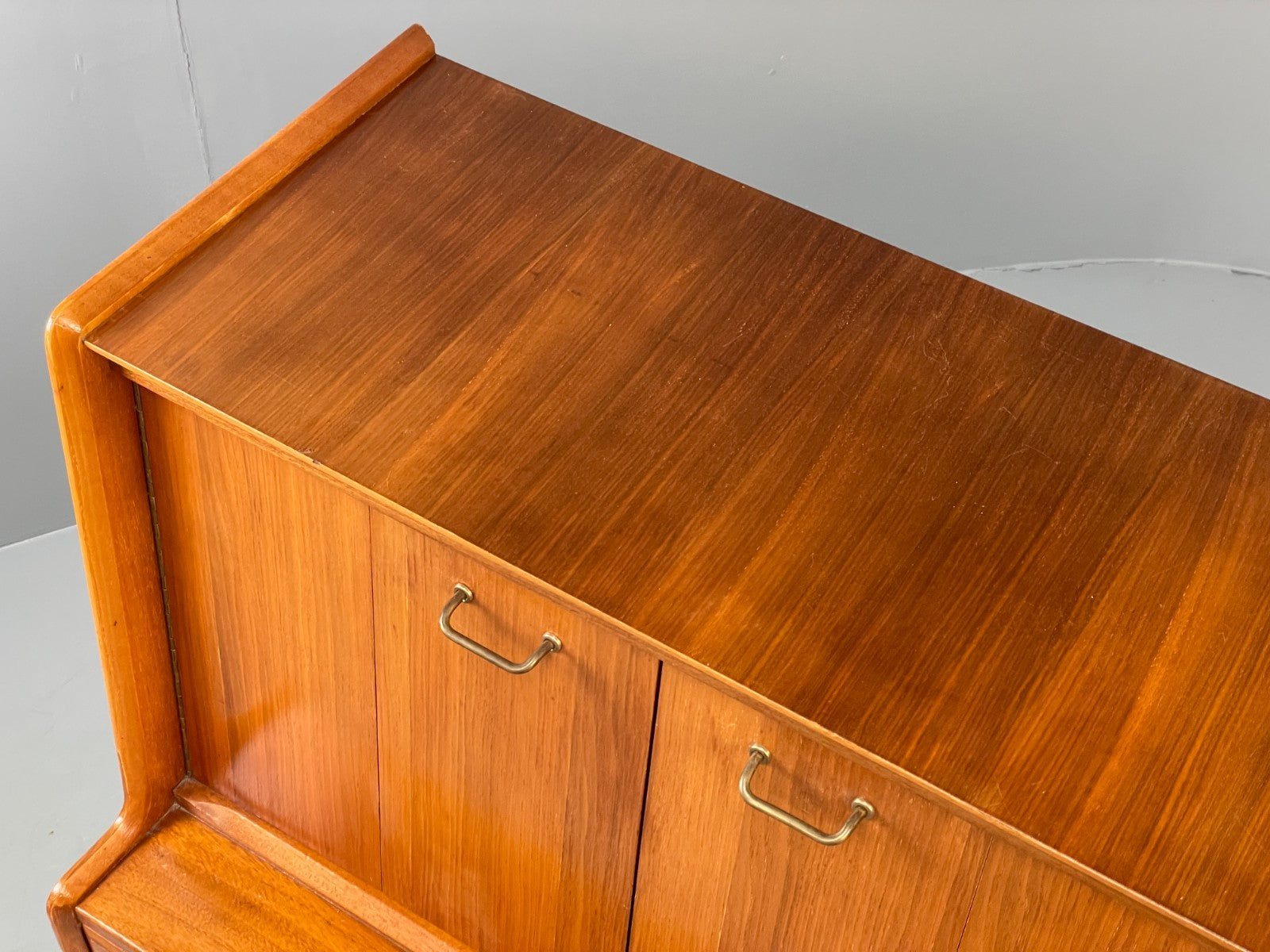 Vintage Walnut Sideboard Highboard 1960s Drawers By Wrighton EB10679 MWOO7