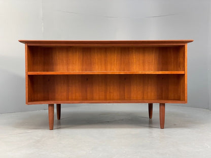 Vintage Danish Teak Desk With Drawers Shelving Mid Century Style EB9125 MWOO - UKDK FURNITURE