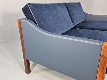 Vntage 2 Seater Sofa Danish Erik Jorgensen New Leather Upholstery  EB11927 M2SS14
