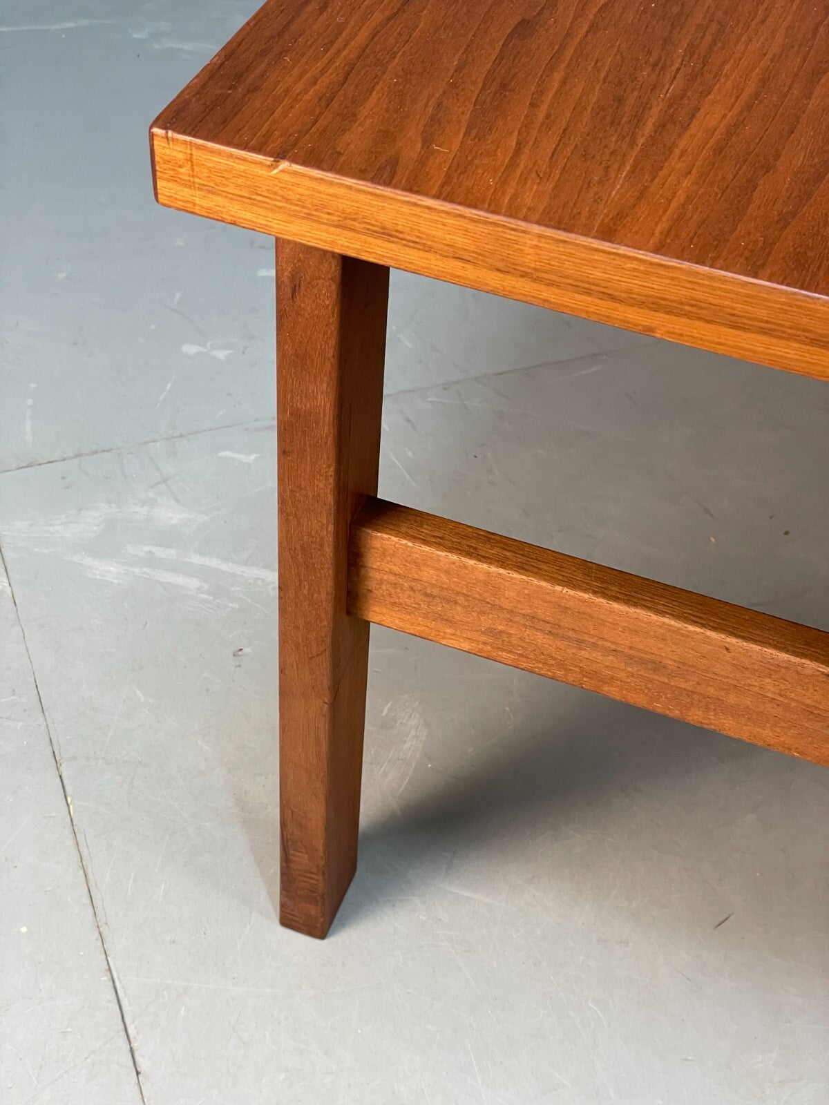 Vintage Danish Teak Coffee Table Extending Storage Black Melamine EB8710 MWOO - UKDK FURNITURE
