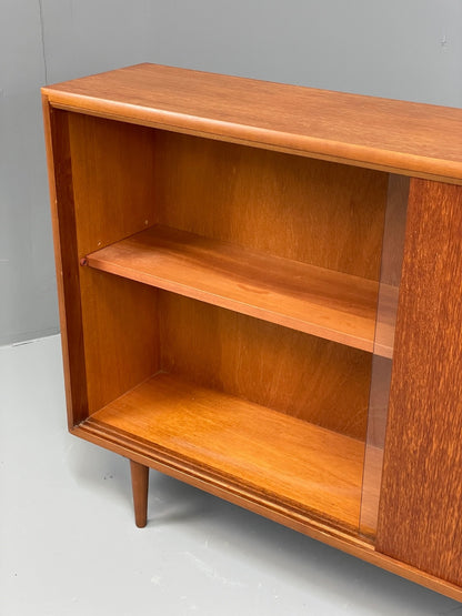 Vintage Teak Glazed Bookcase By H.Gibbs 1960s Shelving Retro  EB10968 MWOO7