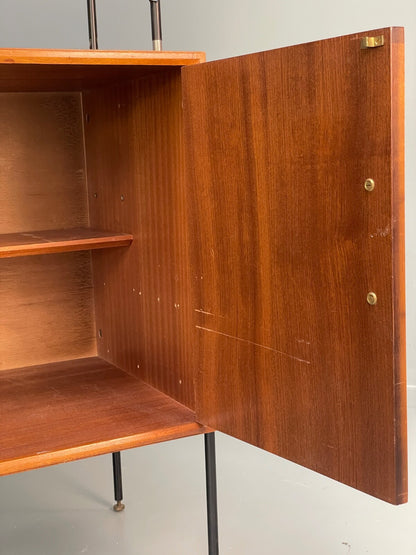 Mid Century Modular Wall Unit By Vanson Walnut 1950s Vintage EB9734 MWOO - UKDK FURNITURE