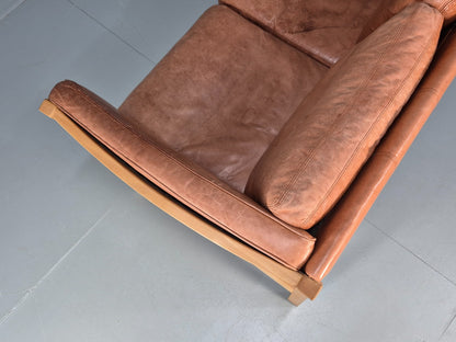 Mid Century Stouby Two Seater Settee Beech Ends Retro 1970s EB10097 M2SS19