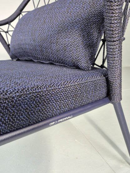 Pedrali 3679 Panarea Modern Design Chair in Blue EB11428 MNOR5