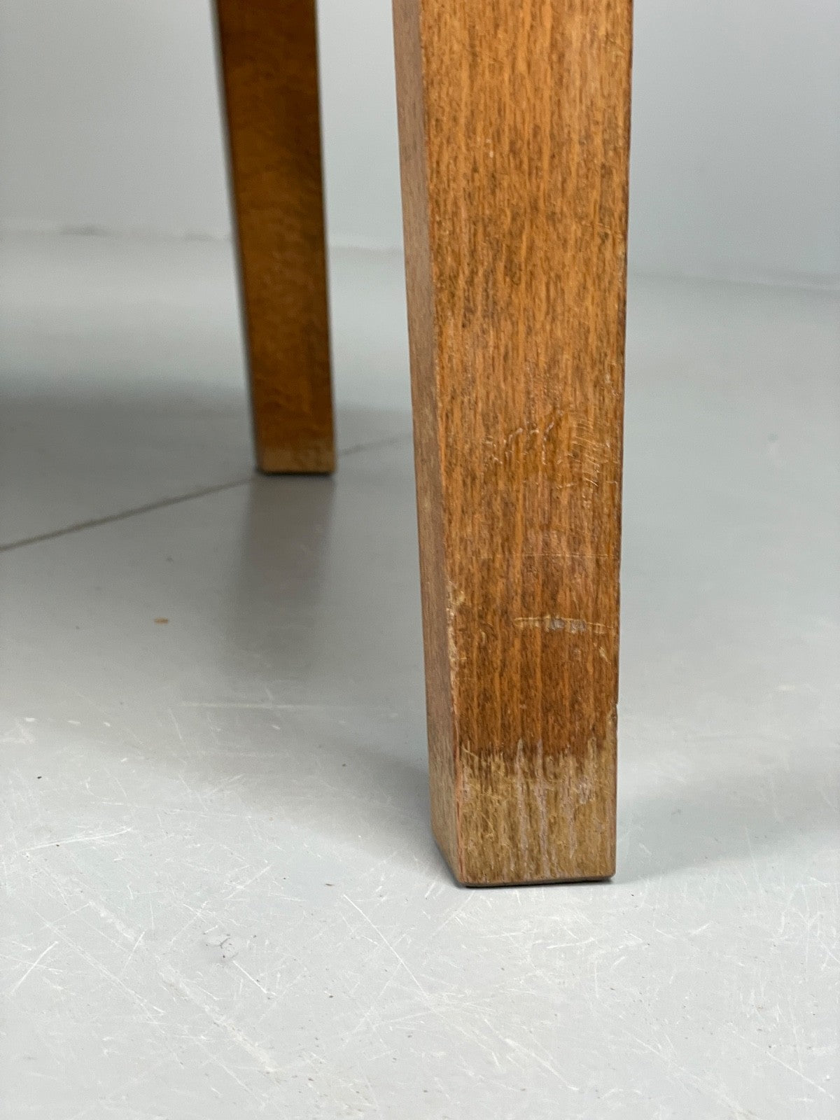 Vintage 1940s Side Table Walnut Top Folding Legs Eastern European EB11243 MWOO14
