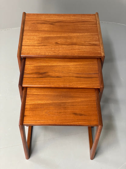 G Plan Nesting Tables Teak Quadrille Range Vintage Retro 1970s EB11678 MWOO18