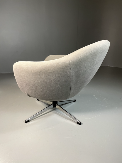 Danish Swivel Bucket Chair 1980s Vintage Retro MCM EB6359 MSWI2