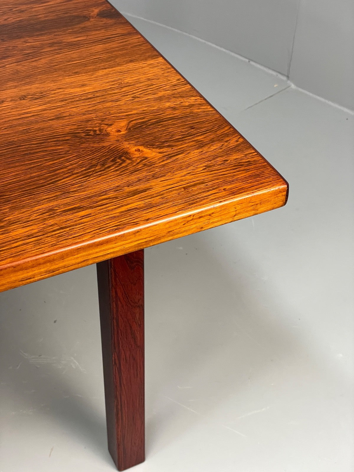 Vintage Square Coffee Table 1960s Swedish Mid Century Removable Leg EB11239 MWOO17