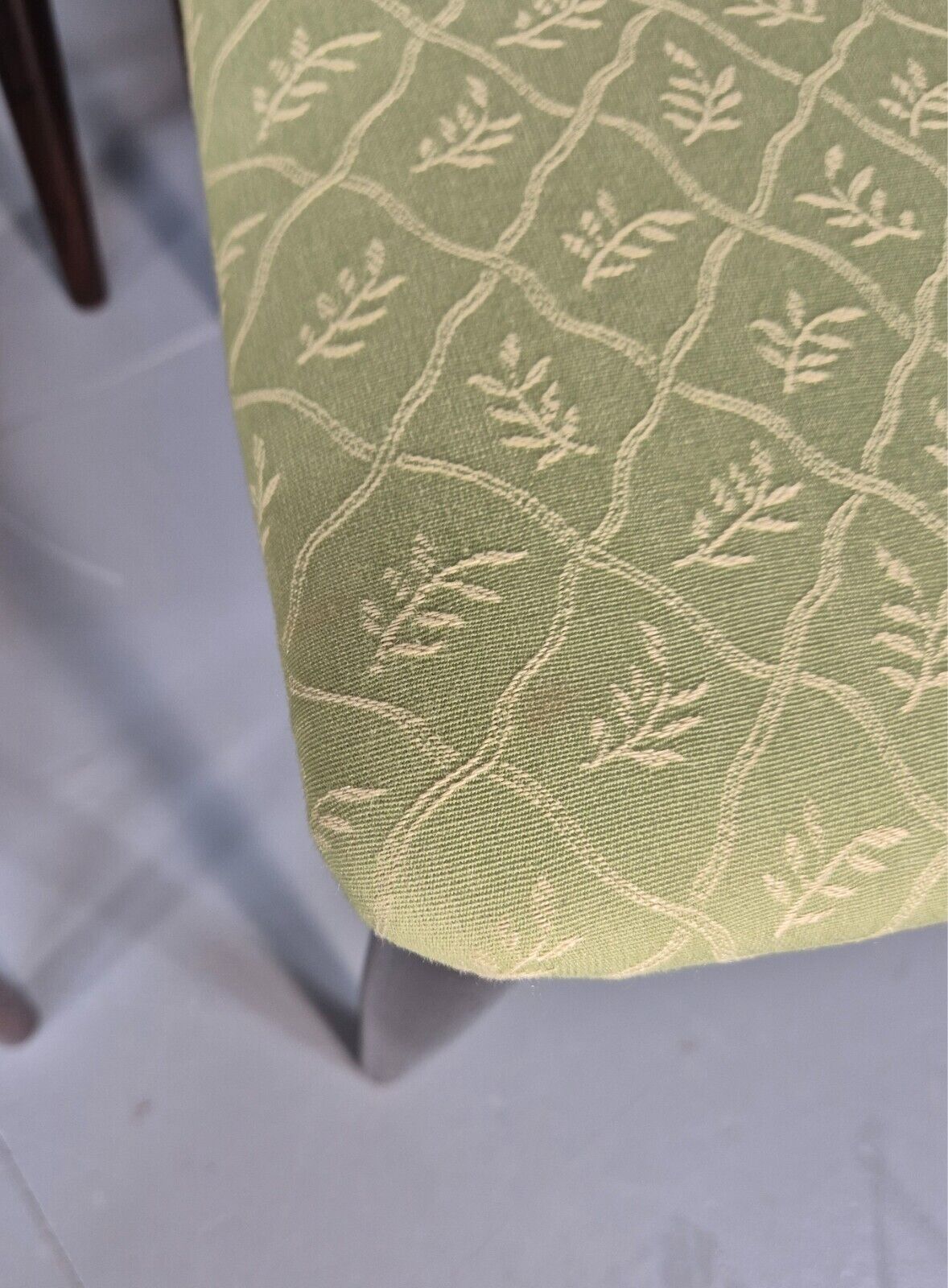 8 Vintage Danish Design Dining Chairs High back Hardwood Green 1970s EB9143 MDIN - UKDK FURNITURE
