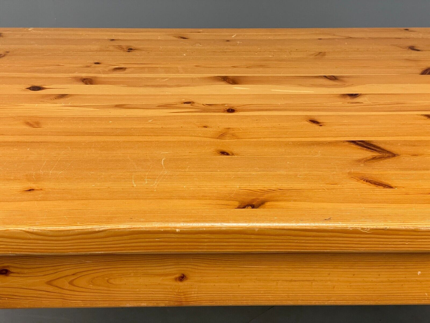 Large Vintage Scandinavian Solid Pine Coffee Table 1980s EB7840 MWOO - UKDK FURNITURE