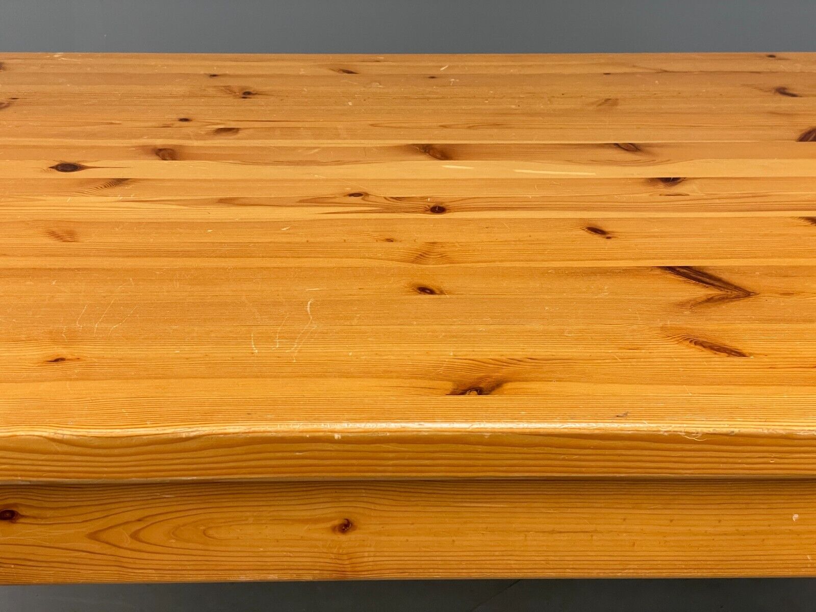 Large Vintage Scandinavian Solid Pine Coffee Table 1980s EB7840 MWOO - UKDK FURNITURE
