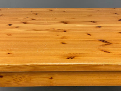 Large Vintage Scandinavian Solid Pine Coffee Table 1980s EB7840 MWOO - UKDK FURNITURE