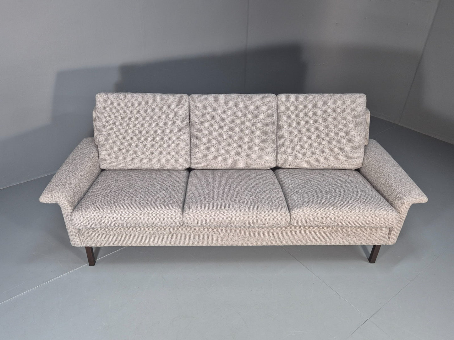 Fritz Hansen Three Seater Sofa by Arne Vodder New Upholstery MCM EB10970 M3SS3
