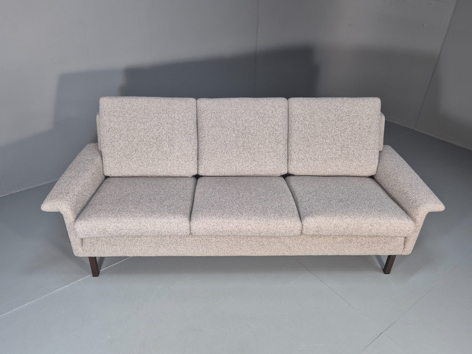 Fritz Hansen Three Seater Sofa by Arne Vodder New Upholstery MCM EB10970 M3SS3