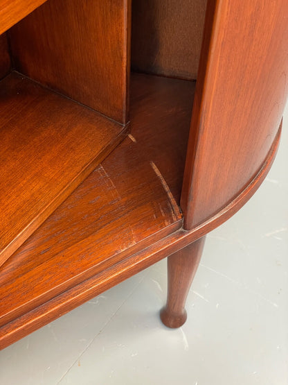 Vintage Teak Revolving Drinks Cabinet 1950s Mid Century EB9768 MWOO - UKDK FURNITURE